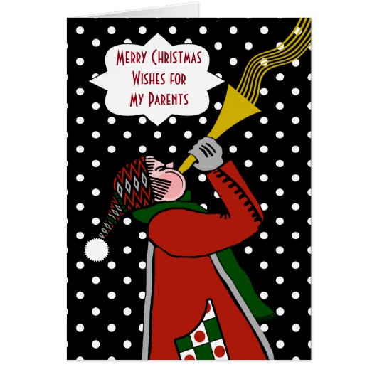 Eigen kerst voor ouders, Trumpet in sneeuw (Voorkant)