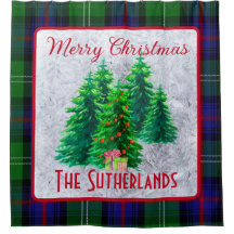 Eigen kerstbomen Scottish Sutherland Clan