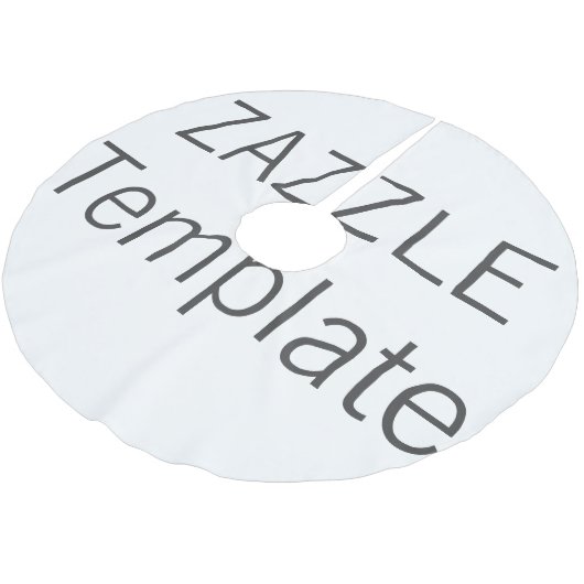 Eigen kerstboomrok BRUSHED POLYESTER Kerstboom Rok (Gekanteld)