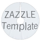 Eigen kerstboomrok BRUSHED POLYESTER Kerstboom Rok (Voorkant)