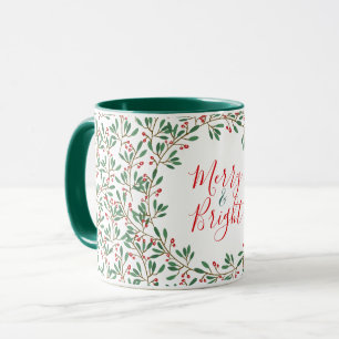 Eigen kerstcadeau voor Merry & Bright mok