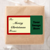 Eigen kerstcadeaulabel voor grote cadeaus etiket (Insitu)