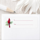 Eigen kerstcadeauLabel voor kardinaal cadeau Etiket (Insitu)