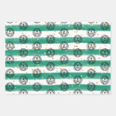 Eigen kerstcadeautjes voor zakelijke Logo Inpakpapier Vel (Voorkant 3)