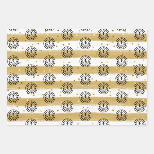 Eigen kerstcadeautjes voor zakelijke Logo Inpakpapier Vel (Voorkant)