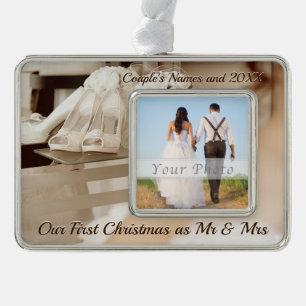 Eigen kerstdagen als Mr en Mrs Ornament