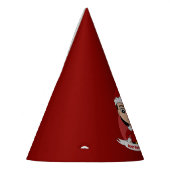 Eigen kerstfeest cartoon pet feesthoedjes (Links)