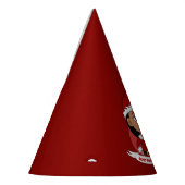 Eigen kerstfeest cartoon pet feesthoedjes (Links)