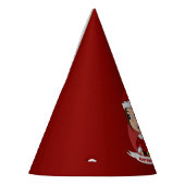 Eigen kerstfeest cartoon pet feesthoedjes (Links)