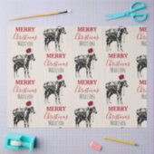 Eigen kerstfeest  Donkey Santa Hat Tissuepapier (Craft)