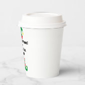 Eigen kerstfeest voor bedrijven papieren bekers (Links)