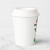 Eigen kerstfeest voor bedrijven papieren bekers (Rechts)