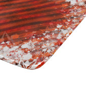 Eigen kerstfeestdag decoratieve snijraad snijplank (Hoek)