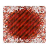 Eigen kerstfeestdag decoratieve snijraad snijplank (Voorkant)