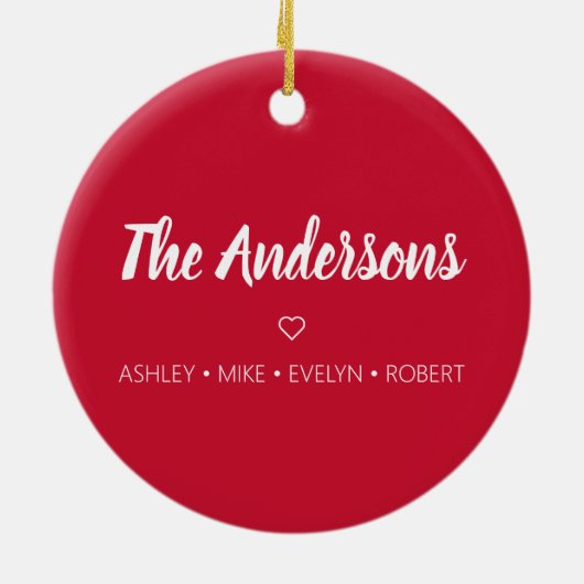 Eigen kerstfeestdag kerkfeestdag keramisch ornament (Achterkant)