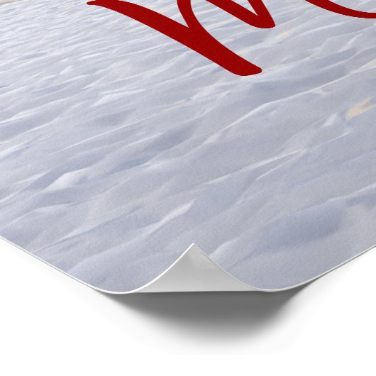 Eigen kerstfeestdag voor onroerend goed Bedrijf Poster (Hoek)