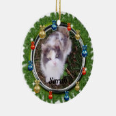 Eigen kerstfeestdagen keramisch ornament (Rechts)