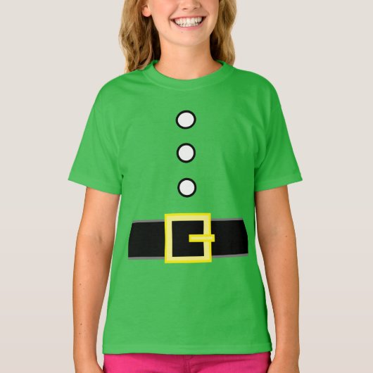 Eigen kerstfeestelijke ELF SUITKOSTEN T-shirt (Voorkant)