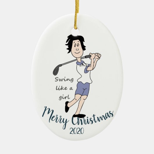 Eigen kerstfeestelijke feestdag keramisch ornament (Voorkant)