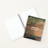 Eigen kerstfeestelijke kerstfeestjes notitieboek (Binnen)