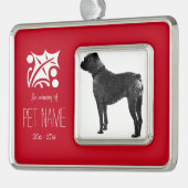 Eigen kerstfeestelijke kerstversiering met foto's  verzilverd omlijst ornament (Links)