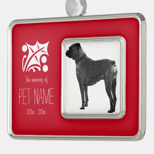 Eigen kerstfeestelijke kerstversiering met foto's  verzilverd omlijst ornament (Links)