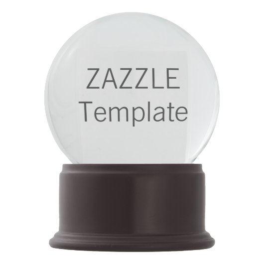 Eigen kerstfeestelijke MERLOT ONYX sneeuwWereldbol Sneeuwbol (Voorkant)