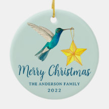 Eigen kerstfeestvogel en ster