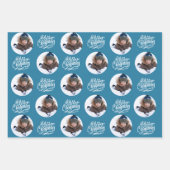 Eigen kerstfoto set 3 inpakpapier vel (Voorkant)