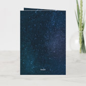 Eigen kerstkaart voor religieuze feestdagen (Achterkant)