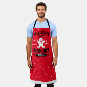 Eigen kerstkalk, overeenkomend Schort (Gedragen)