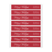 Eigen kerstkalligrafie (Vel)