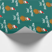 Eigen kerstkerstkerstcadeaupapier voor kinderen cadeaupapier (Hoek)