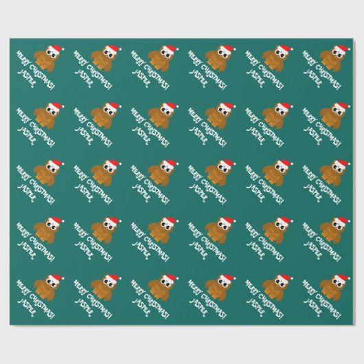 Eigen kerstkerstkerstcadeaupapier voor kinderen cadeaupapier (Vlak)