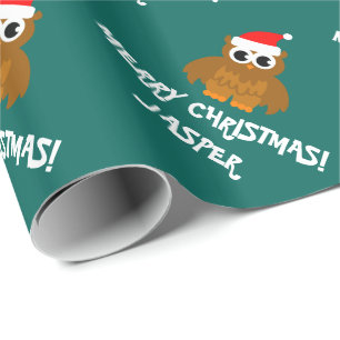 Eigen kerstkerstkerstcadeaupapier voor kinderen cadeaupapier