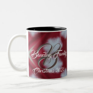 Eigen kerstkerstkerstkerstcadeautjes met cacao - M Tweekleurige Koffiemok