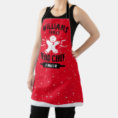 Eigen kerstkop Chef, overeenkomend Schort (Insitu)