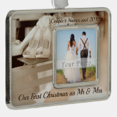 Eigen kerstmis als de heer en mevrouw Ornament (Rechts)