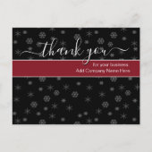 Eigen kerstmis - Bedankt voor je berichten Briefkaart (Voorkant)