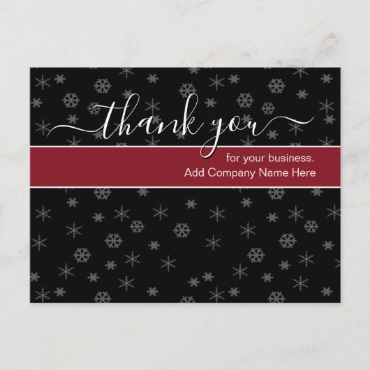 Eigen kerstmis - Bedankt voor je berichten Briefkaart (Voorkant)