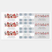 Eigen kerstmis- en Feestdagen labels (Vel)