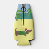 Eigen kerstmis in juli flesjeskoeler (Achterkant)