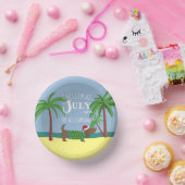 Eigen Kerstmis in juli Papieren Kommen (Feest)