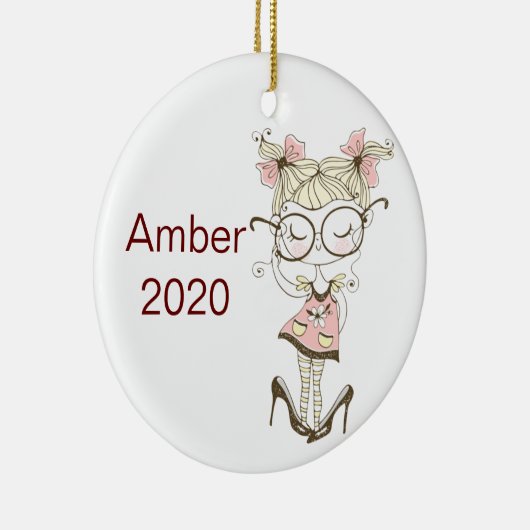 Eigen kerstmis keramisch ornament (Rechts)