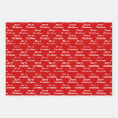 Eigen kerstmuis inpakpapier vel (Voorkant 2)