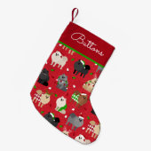 Eigen kerstnaam Pomeranian Kleine Kerstsok (Voorkant (Hangend))