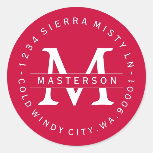 Eigen kerstnamemaand label II (Voorkant)