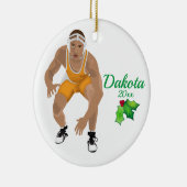 Eigen kerstornament Yellow Keramisch Ornament (Rechts)