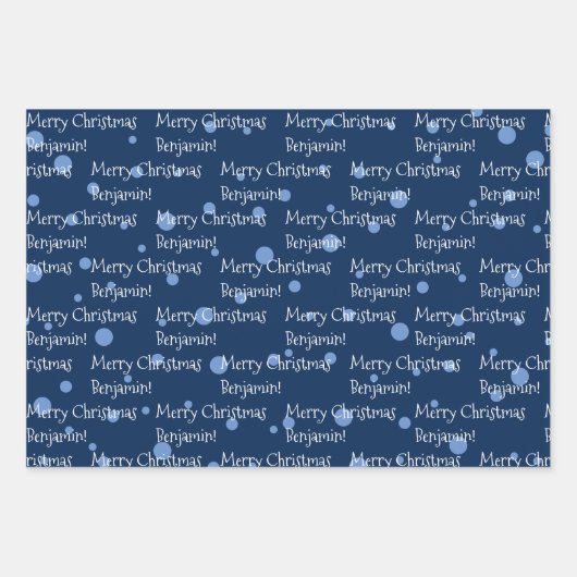 Eigen kerstpapier (3 vellen) inpakpapier vel (Voorkant 3)