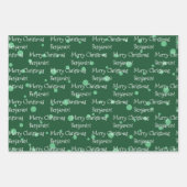 Eigen kerstpapier (3 vellen) inpakpapier vel (Voorkant 2)